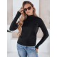 Sieviešu melns adīts džemperis Lena Sieviešu džemperi