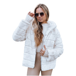 Sieviešu brūna kažokādas jaka Santa Sieviešu brūna kažokādas jaka Santa