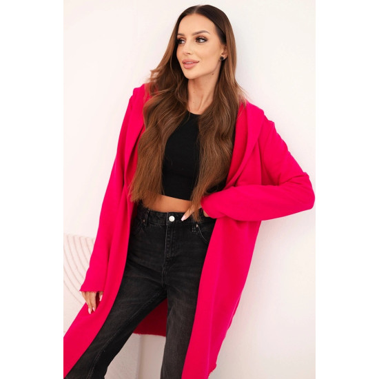 Sieviešu spilgti rozā dzija ar aplikāciju Alison Sieviešu džemperi