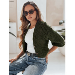 Sieviešu tumši zaļš džemperis Lorel Sieviešu tumši zaļš džemperis Lorel