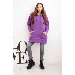 Sieviešu violets džemperis ar adatu vākiem Vinu