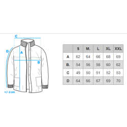 Vīriešu melna džinsa jaka Ofen