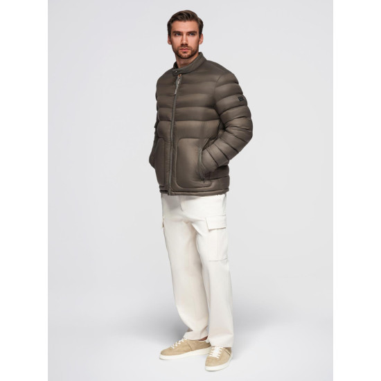 Vyriška švarko spalva Garin Ādas jakas