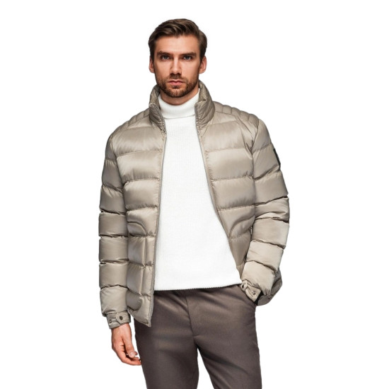 Vīriešu stepēta pelēka jaka Wudi Ziemas jakas