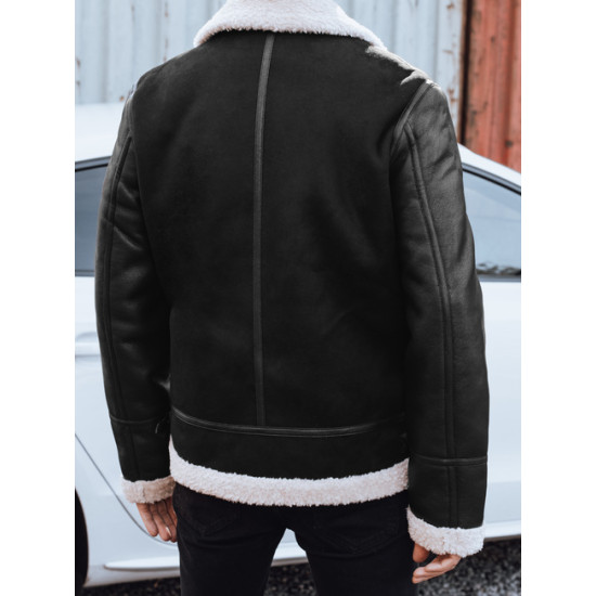 Vīriešu melna ādas jaka Mito Ādas jakas