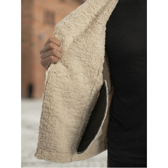 Vīriška melna ādas jaka ar kažokādu Ādas jakas