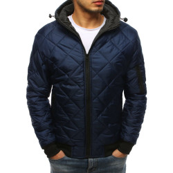 Vīriešu pavasara-rudens jaka tumši zilā krāsā Karl Vīriešu pavasara-rudens jaka tumši zilā krāsā Karl