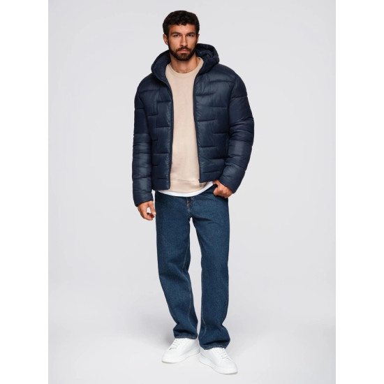 Vīriešu tumši zila jakā Norbē Vīriešu jakas un mēteļi