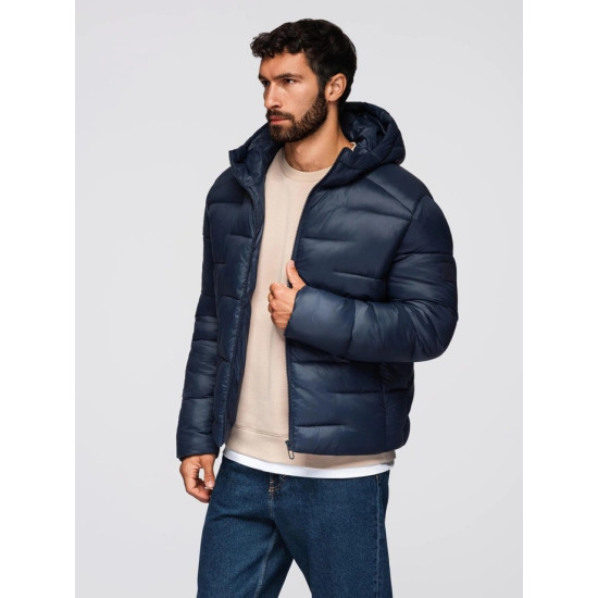 Vīriešu tumši zila jakā Norbē Vīriešu jakas un mēteļi