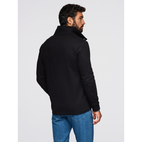Vīriešu melns džemperis Leo Džemperi