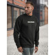 Vīriešu melns džemperis ar kapuci Mafia Džemperi ar uzrakstiem