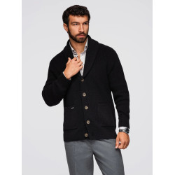 Vīriešu melns džemperis Roy