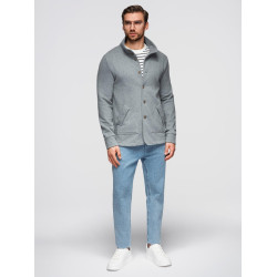 Vīriešu pelēks džemperis Leo