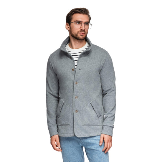 Vīriešu pelēks džemperis Leo Džemperi