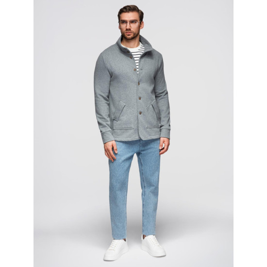 Vīriešu pelēks džemperis Leo Džemperi