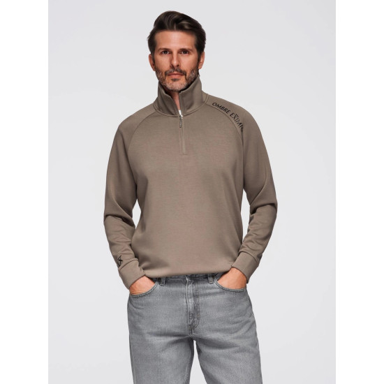 Vīriešu brūns džemperis Exim Džemperi