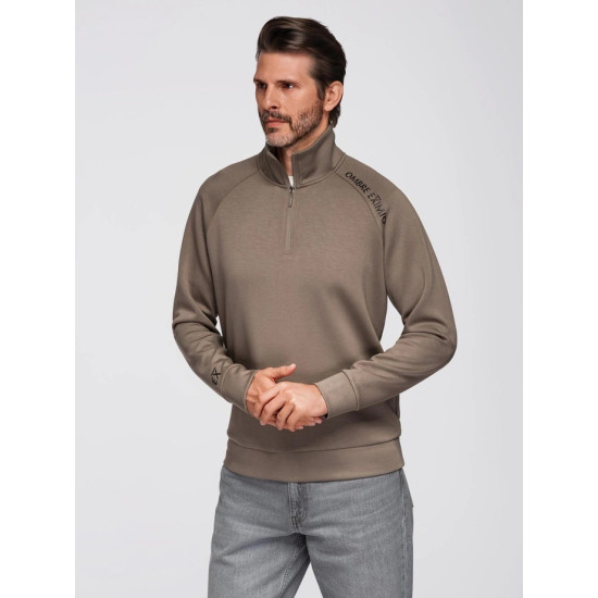 Vīriešu brūns džemperis Exim Džemperi