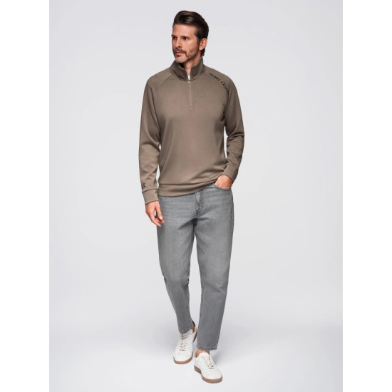 Vīriešu brūns džemperis Exim Džemperi