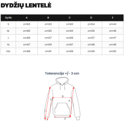 Vīriešu melns džemperis ar kapuci Carla Vīriešu melns džemperis ar kapuci Carla