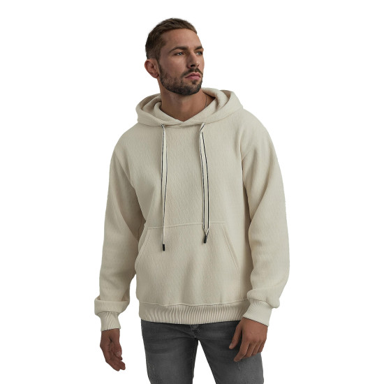 Brūns vīriešu džemperis ar kapuci Carla Džemperi ar kapuci