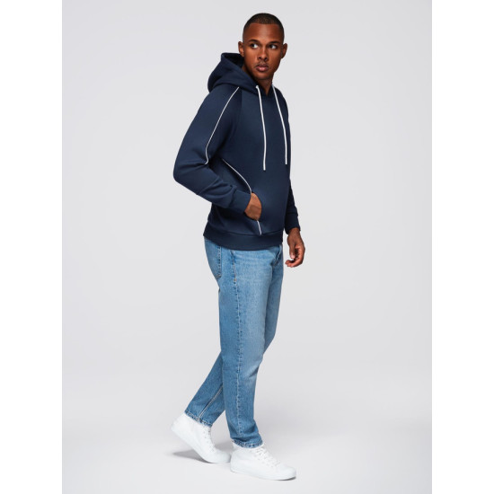 Vīriešu tumši zils džemperis Edin Džemperi bez kapuciņiem