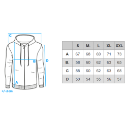 Vīriešu balts džemperis Ombre Vīriešu balts džemperis Ombre