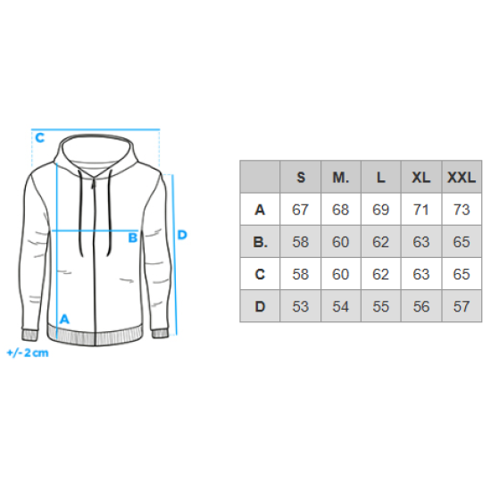 Vīriešu tumši zils džemperis Ombre Džemperi bez kapuciņiem