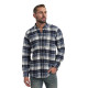 Vīriešu tumši zils rūtains krekls Marino Krekli