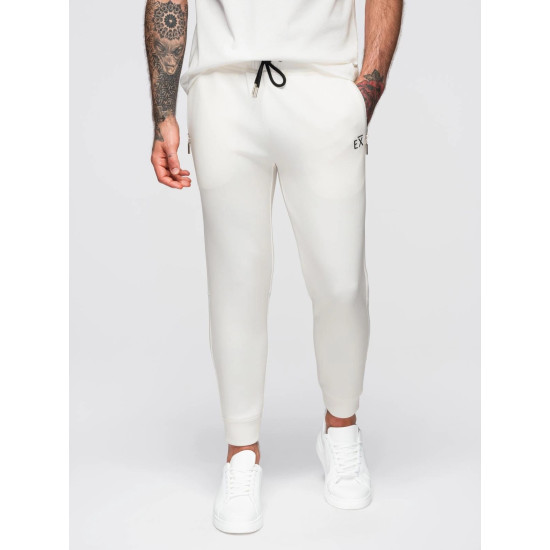 Vīriešu baltas ikdienas bikses Imek Gadījuma bikses