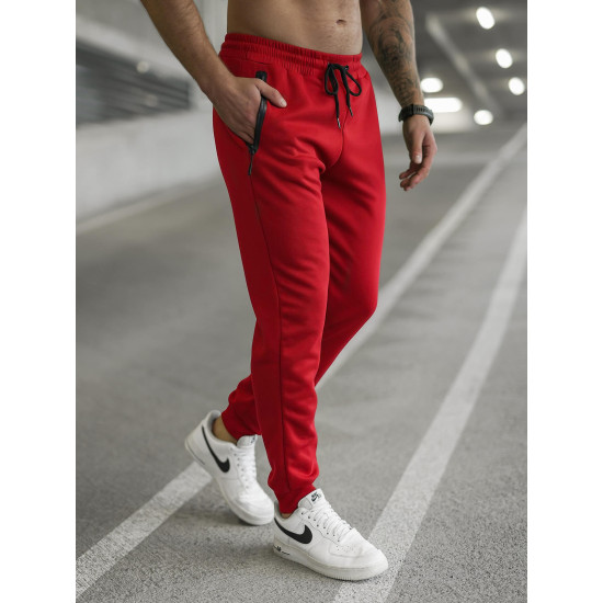 Vīriešu sarkanas bikses Run Gadījuma bikses