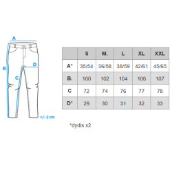 Vīriešu gaiši brūnas ikdienas bikses Performance