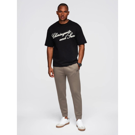 Vīriešu brūnas ikdienas bikses Imek Gadījuma bikses