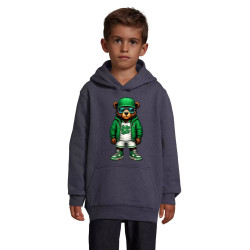 Bērnu zils džemperis Lācis bez bumbas