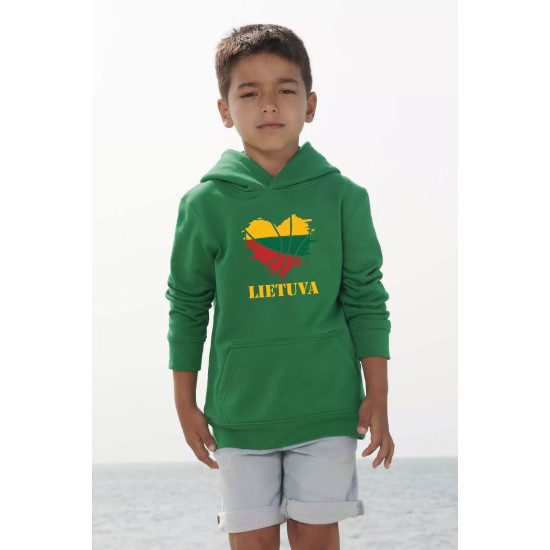 Bērnu zaļš džemperis LTU Džemperi bērniem