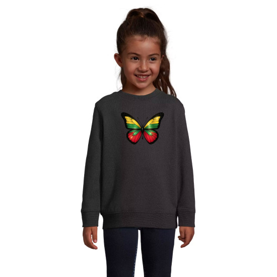 Bērnu melns svīteris Lācis ar bumbu Lietuva