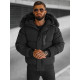 Vīriešu melna ziemas jaka Vitor O/M798Z
