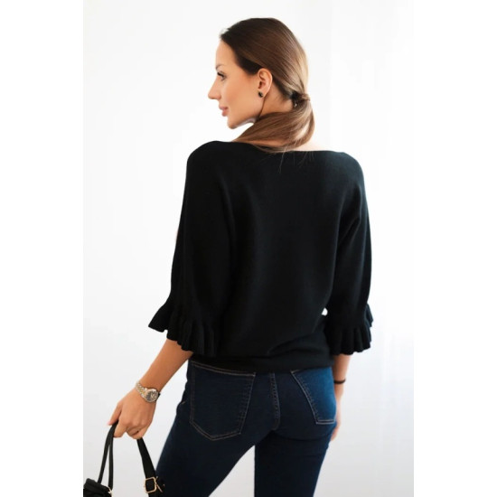 Sieviešu melns džemperis Avril Sieviešu džemperi