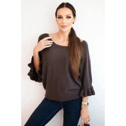 Sieviešu brūns džemperis Avril