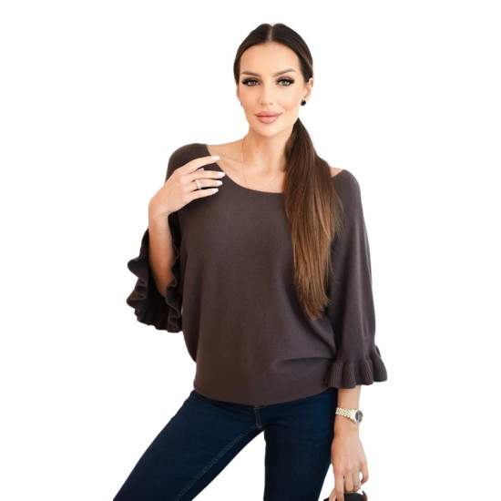 Sieviešu brūns džemperis Avril Sieviešu džemperi