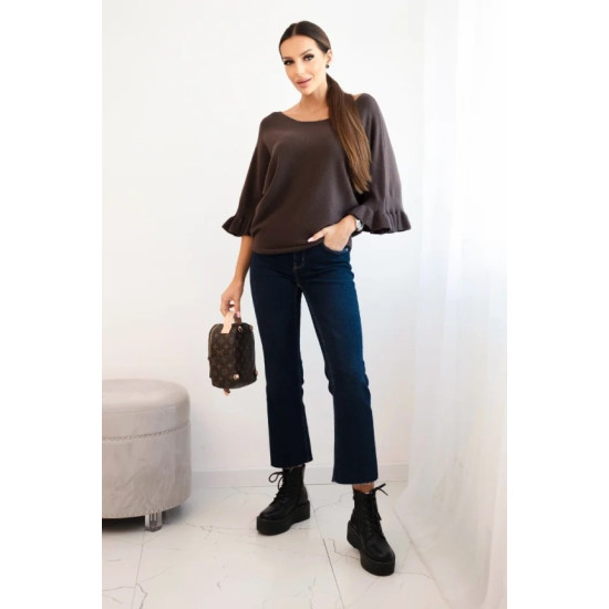 Sieviešu brūns džemperis Avril Sieviešu džemperi