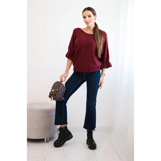 Sieviešu bordo džemperis Avril Sieviešu džemperi