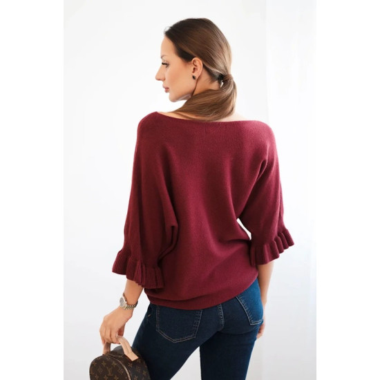 Sieviešu bordo džemperis Avril Sieviešu džemperi