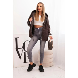 Sieviešu tumši brūna Evelin josta