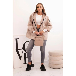 Sieviešu gaiši brūna siksna Evelin