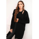Sieviešu melns adīts džemperis ar kakla pildījumu Alison Sieviešu džemperi