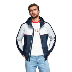 Vīriešu balta/zilā jaka Kurtin