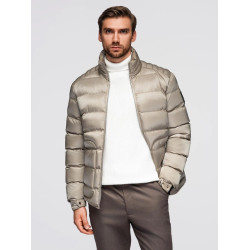 Vīriešu stepēta pelēka jaka Wudi