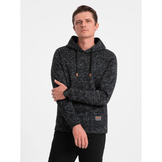 Vīriešu tumši pelēks džemperis ar kapuci One V2 B1675 - Vīriešu džemperi| Džemperi tiešsaistē Vīriešu tumši pelēks džemperis ar kapuci One Džemperi ar kapuci