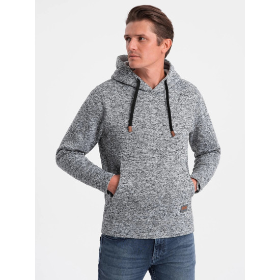 Vīriešu pelēks džemperis ar kapuci One Džemperi ar kapuci