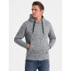 Vīriešu pelēks džemperis ar kapuci One Džemperi ar kapuci